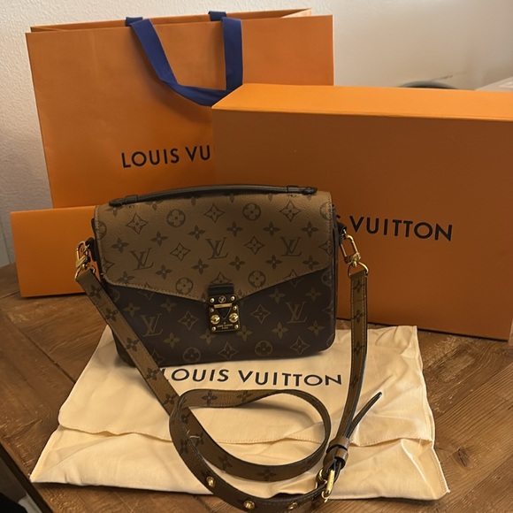 Rare!!! Louis Vuitton reverse pochette Métis crossbody - Picture 2 of 10